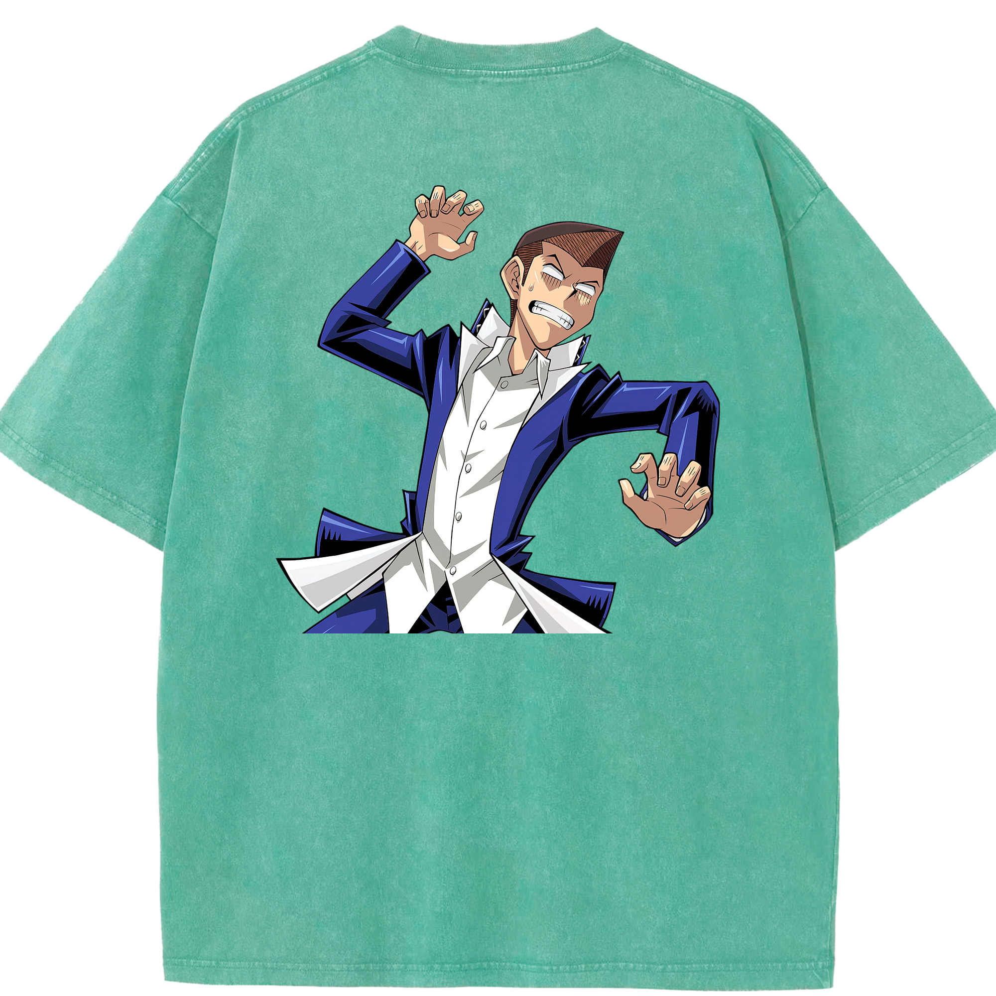 （画像用） 遊☆戯☆王 Yu-Gi-Oh! 綿100% ヴィンテージ風 半袖Tシャツ（背面プリント）